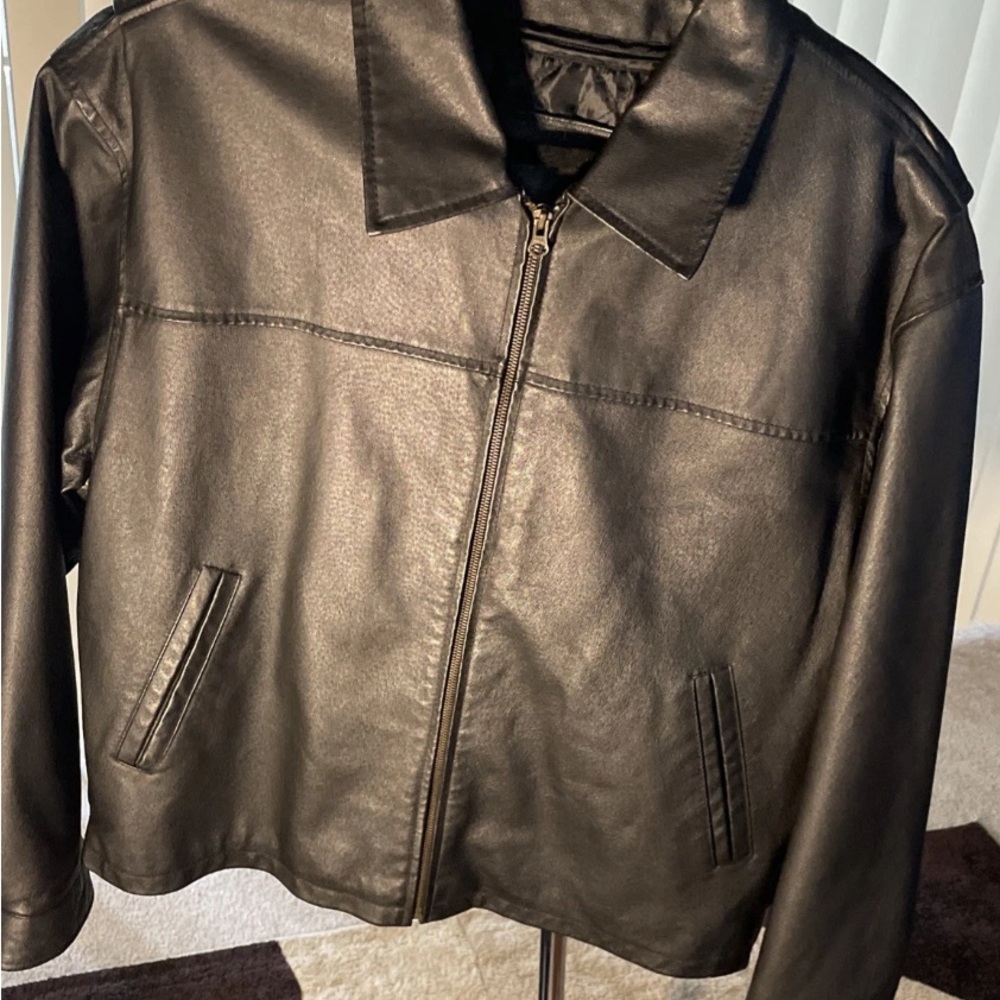 St. John's Bay Black Trench Coat